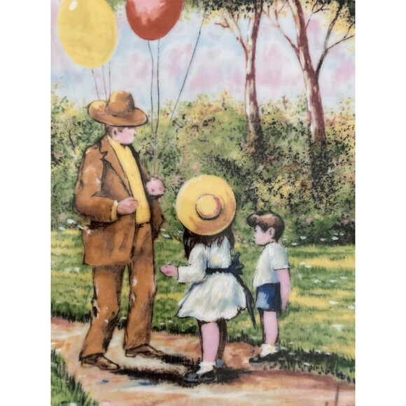The BALLOON MAN by Dominic Mingolla! Limited Edition Calhoun's Plate (1979) - Picture 4 of 4